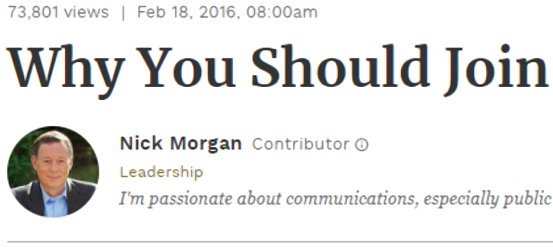 https://www.forbes.com/sites/nickmorgan/2016/02/18/why-you-should-join-toastmasters/#5084791c749e